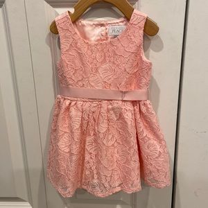 The Children’s Place Pastel Pink Lace Dress